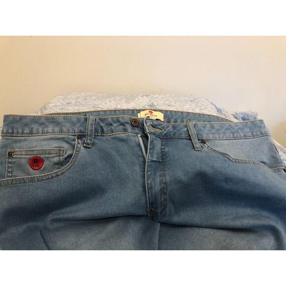 NYC Red MIdRise Stonewashed Womens Jeans - Size 18 - Picture 7 of 14